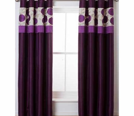 Chrissie Curtains 168x183cm - Plum