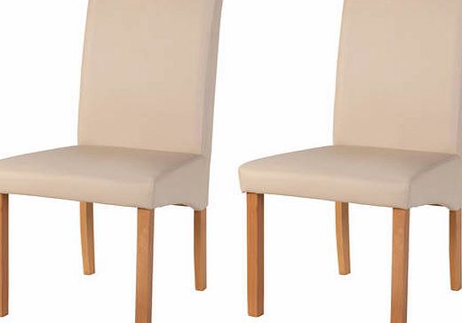 heart of house Pair of Cream Skirted Dining Chairs