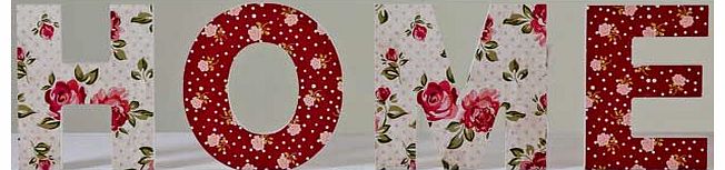 heart of house Patchwork Home Cream Wooden Blocks