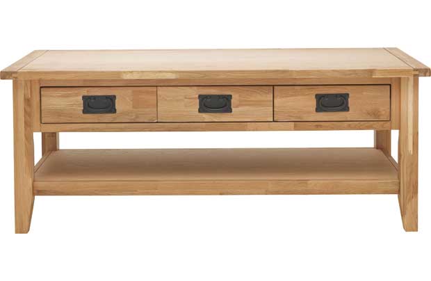 heart of house Walsham 3 Drawer Coffee Table