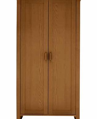 heart of house Wiltshire 2 Door Wardrobe - Oak
