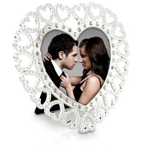 Heart Shaped 3 x 3 Photo Frame