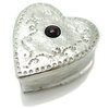 heart -shaped Pewter Box