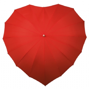 heart Shaped Umbrella (Pink)