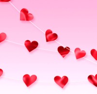 Heart String Decoration 30.5m