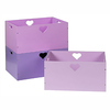 Hearts Stacking Storage Boxes