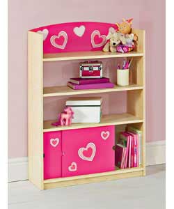 Hearts Tidy Chest With Sliding Doors