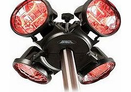 HEATMAST er U3R20 2.0KW Popular Umbrella Mount Infrared Heater