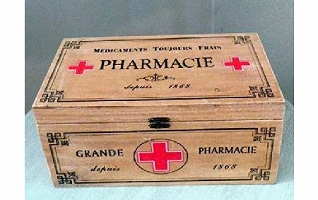 Heaven Sends New Vintage Style First Aid Kit Wooden Box - Large