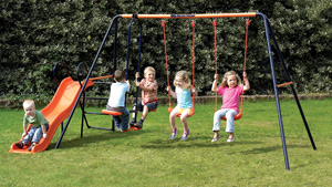 hedstrom Europa - Double Swing, Glider and Slide