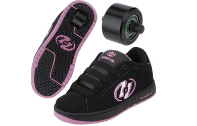 heelys Glitter Black/Pink Size 4