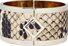 Heidi Klein, 1295[^]275862 Gold Bangle - Snake