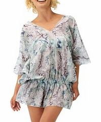 Heidi Klein Laguna batwing top in multi