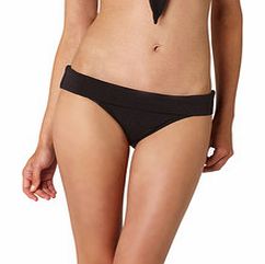 Heidi Klein Lille fold over bottoms in black