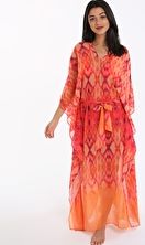 Heidi Klein, 1295[^]260260 Maldives Belted Maxi Kaftan - Print