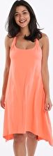 Heidi Klein, 1295[^]260256 Maldives Plait Back Tapered Hem Dress - Coral Red