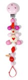 Pink Mouse Dummy Chain Pacifier Clip Heimess
