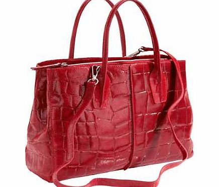 Heine Snakeskin Leather Handbag