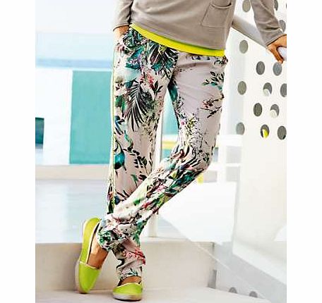 Heine Tropical Print Trousers