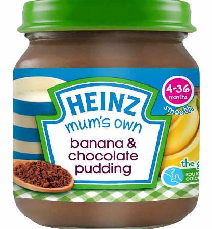Heinz 4 Month Mums Own Banana And Chocolate