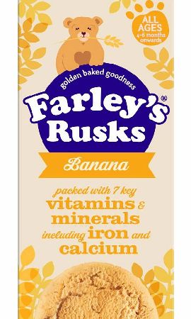 Farleys Rusks Banana Reduced Sugar 4mth