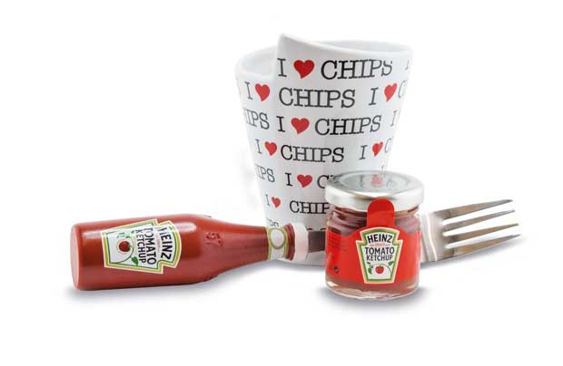 Heinz Ketchup - I Love Chips Set