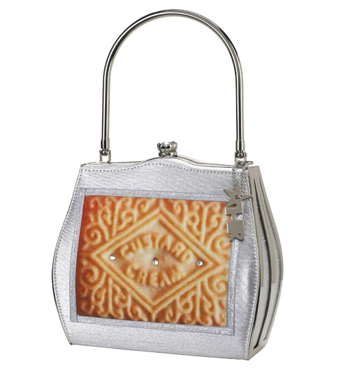 Helen Rochfort Custard Cream SCENTED Frame Handbag from Helen