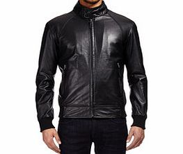 Helium Black matte Nappa leather jacket