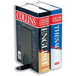 Bookends Stepped 100x180mm Black Ref