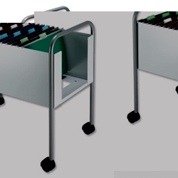 Filing Trolley 648x432x610mm Grey