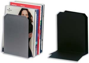 Giant Bookends Metal W180xH250mm Silver