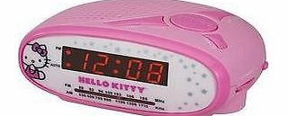 HELLO KITTY BRAND NEW HELLO KITTY AM/FM DIGITAL ALARM CLOCK RADIO FOR GIRLS