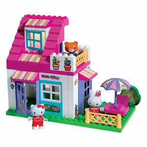 hello kitty Build Your Own House - 59 Piece Set