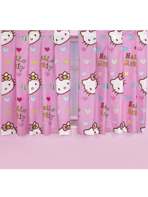 Hello Kitty Folk Readymade Curtains