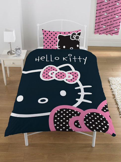 Hello Kitty Outline Duvet Cover and