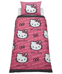 Hello Kitty Queue Rotary Duvet Cover Set - Single