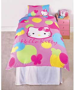 Hello Kitty Single Duvet Cover Set - Pink