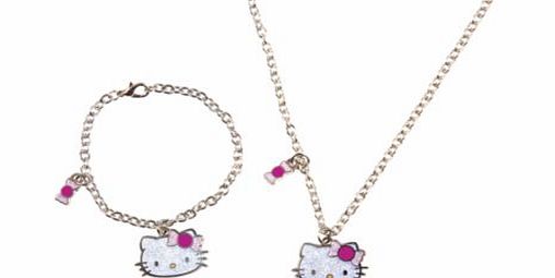 Hello Kitty Sweets Pendant and Bracelet Set