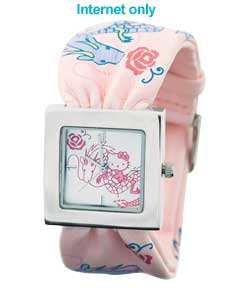 hello kitty Watch with Pink Character Strap