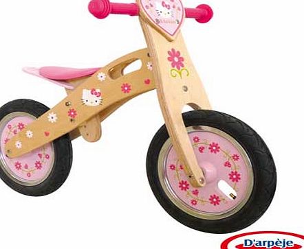 Hello Kitty Wooden Balance Bike - Design 2