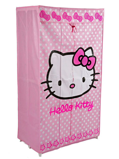 Hello Kitty Zipperobe Wardrobe and Hanging Unit