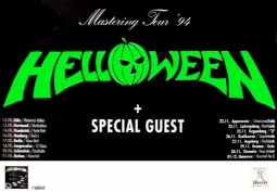 HELLOWEEN Mastering Tour 1994 Music Poster
