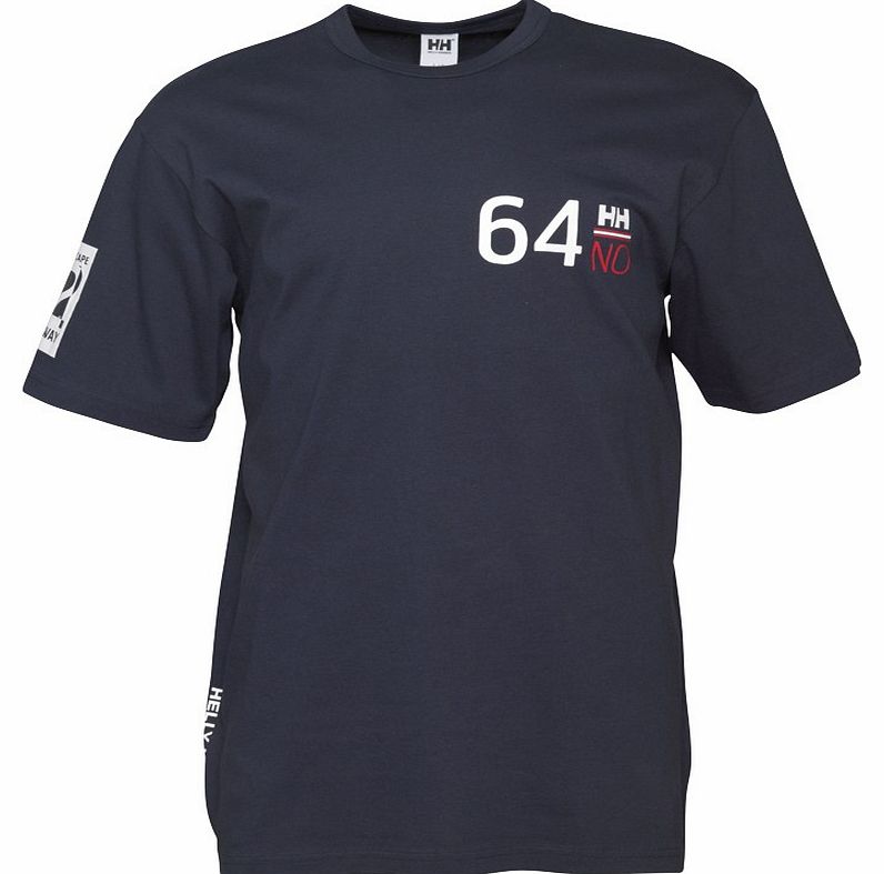 Helly Hansen Mens Nautical T-Shirt Navy