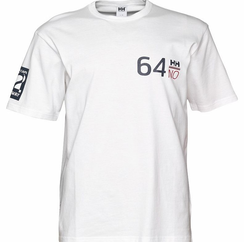 Helly Hansen Mens Nautical T-Shirt White