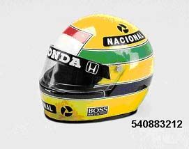 Helmets 1:2 Scale Ayrton Senna F1 Crash Helmet 1988