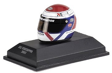 1:8 Scale Minardi Helmet - J. Verstappen