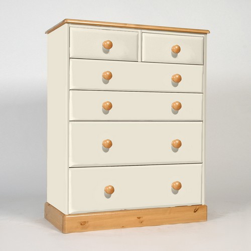 Hemingway Two Tone Pine 6 Drawer Chest 1016.067