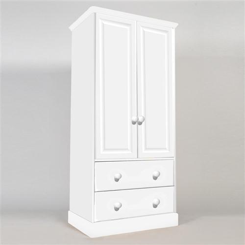 Painted Pine Double Wardrobe