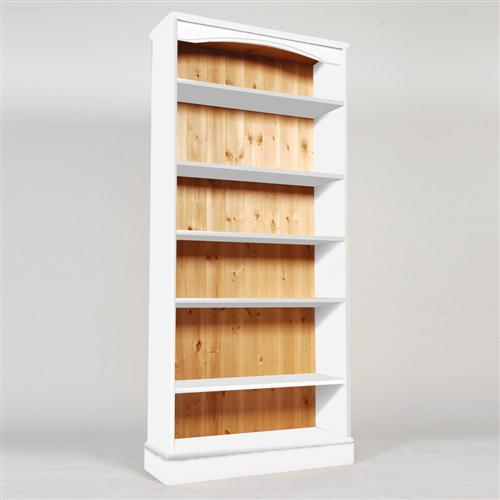 Hemingway White Painted Pine Tall Bookcase