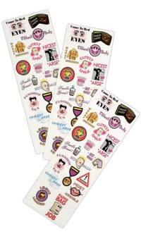 Hen Party Rate A Guy Sticker Set (3 Sheets)